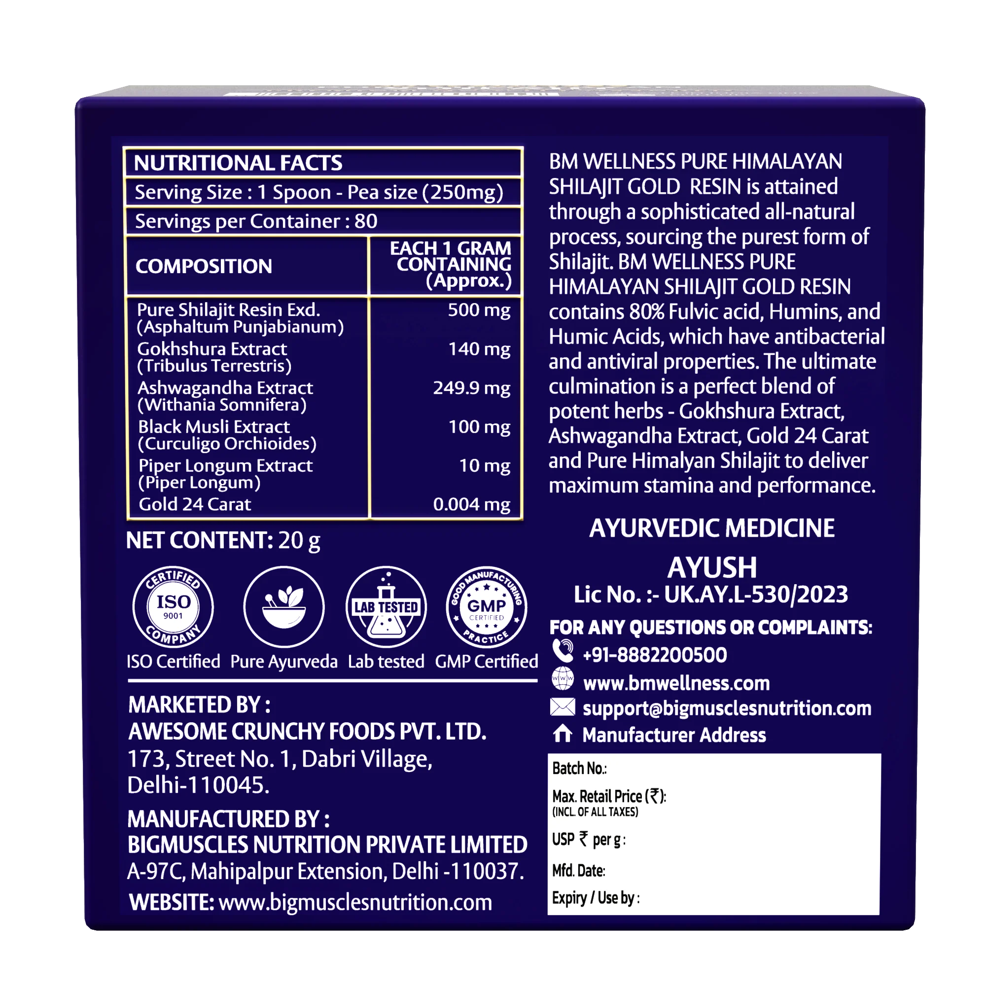 Pure Himalayan Shilajit Gold Resin - Image 8